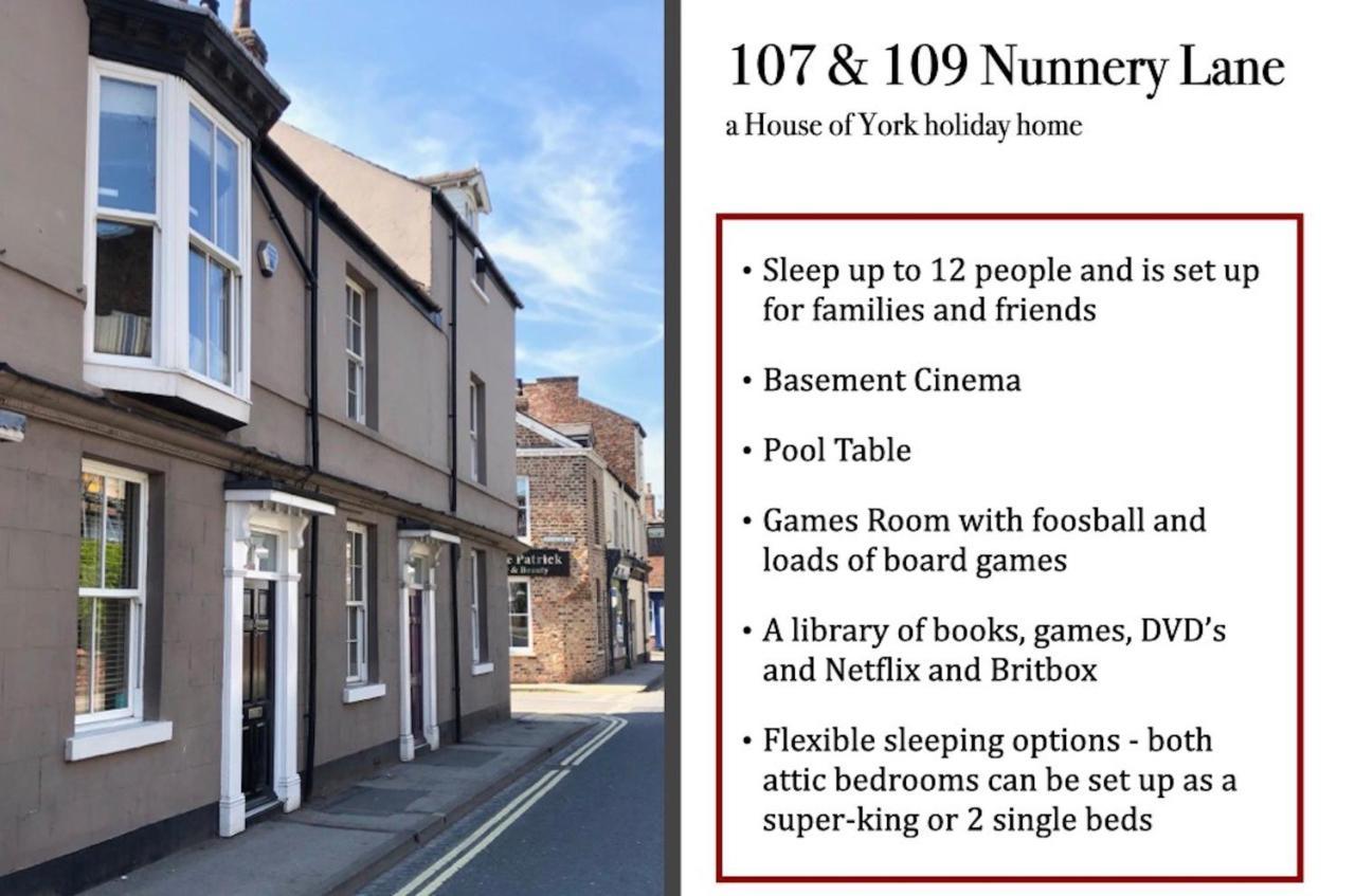 Villa 107 And 109 Nunnery Lane à York Extérieur photo