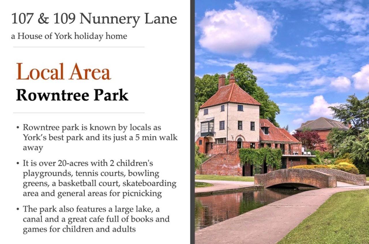 Villa 107 And 109 Nunnery Lane à York Extérieur photo