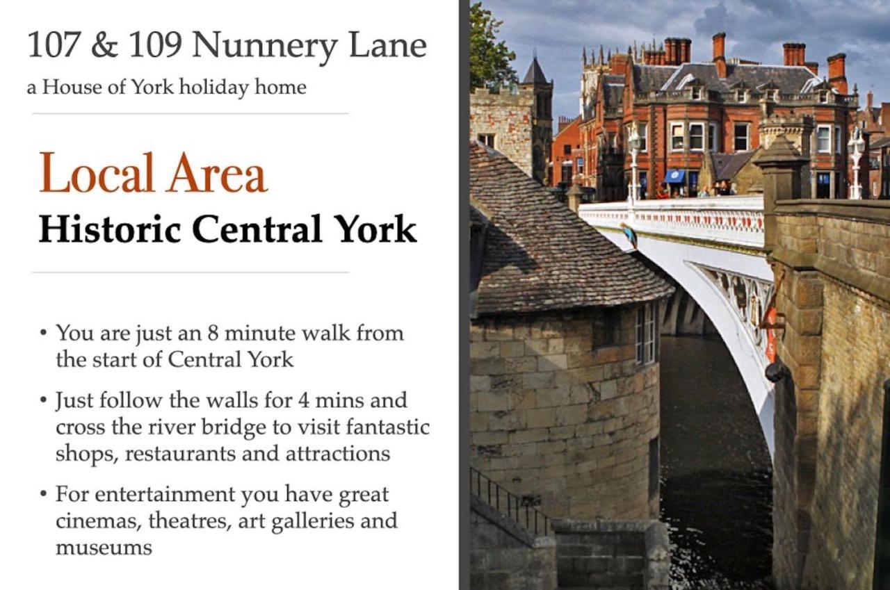 Villa 107 And 109 Nunnery Lane à York Extérieur photo